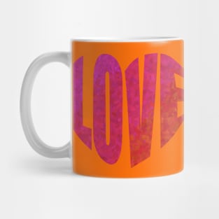 Love in heart shape Mug